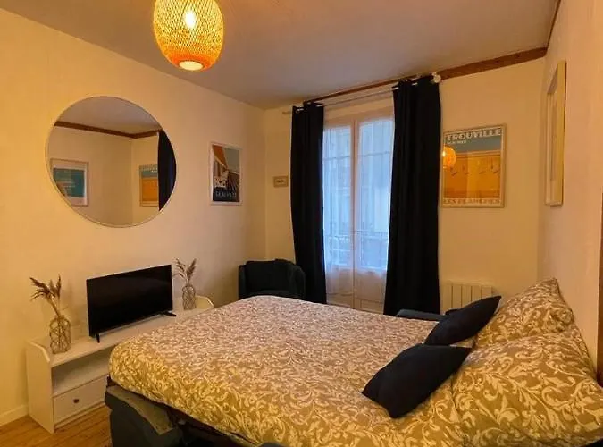 Appartement Le « blanc Bleu »-charmant 2 Pieces /3 Min Gare Trouville-sur-Mer
