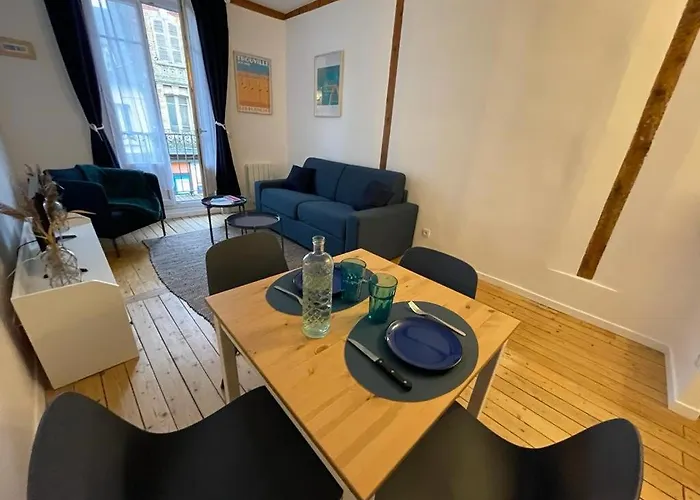 Appartement Le « blanc Bleu »-charmant 2 Pieces /3 Min Gare *