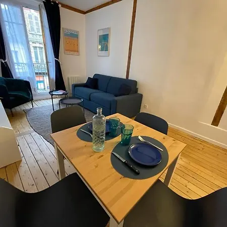 Apartment Le « blanc Bleu »-charmant 2 Pieces /3 Min Gare *